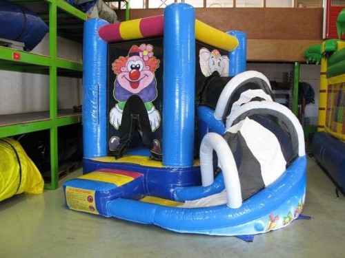 Springkussen Mini clown met slide